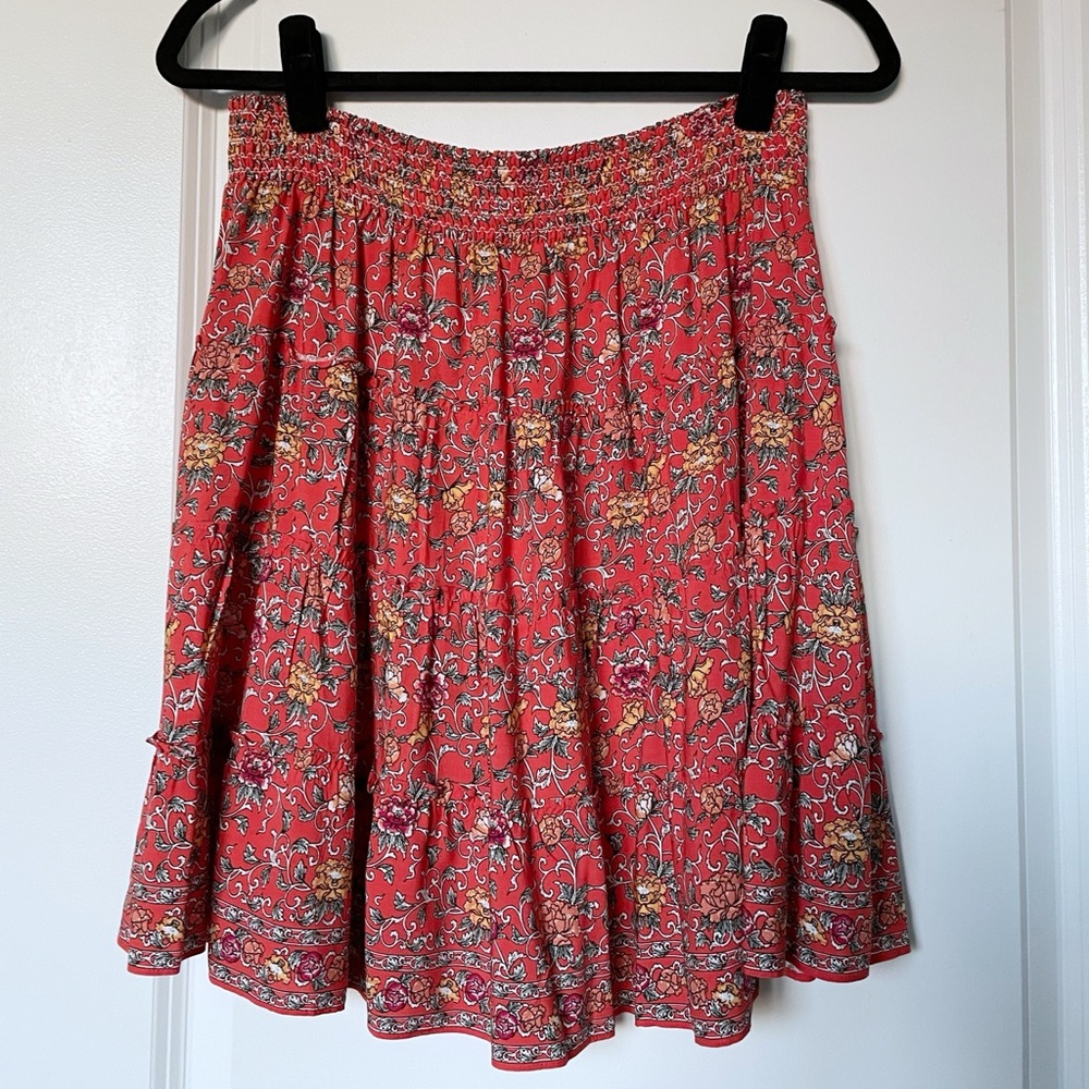 NWT MAX STUDIO Floral Mini Skirt